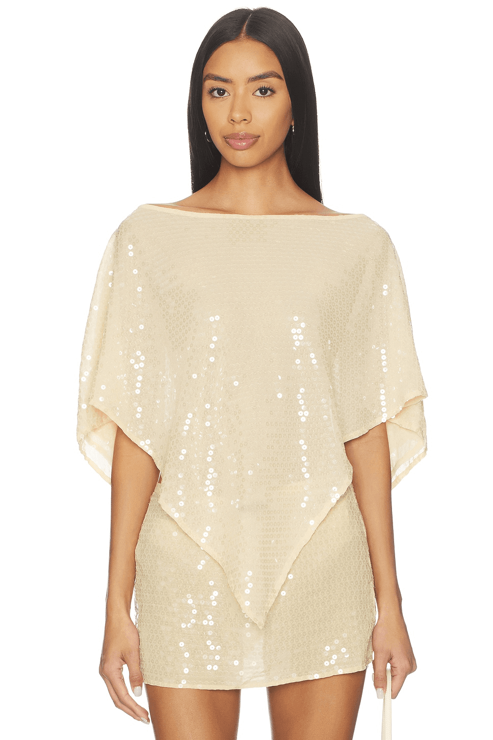 Honeycrisp Sequin Poncho - Image 1