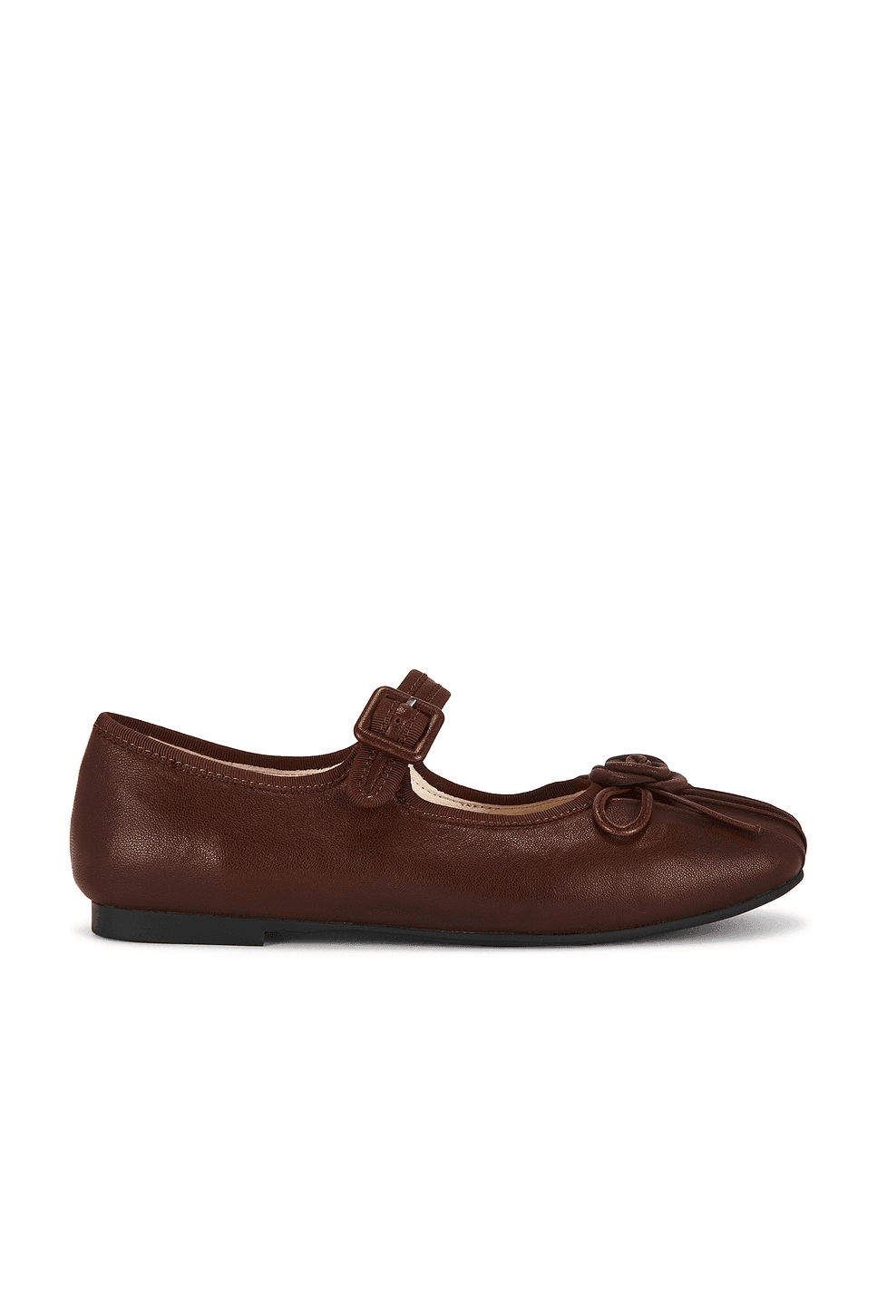 Rosette Sheepskin Mary Janes - Image 1
