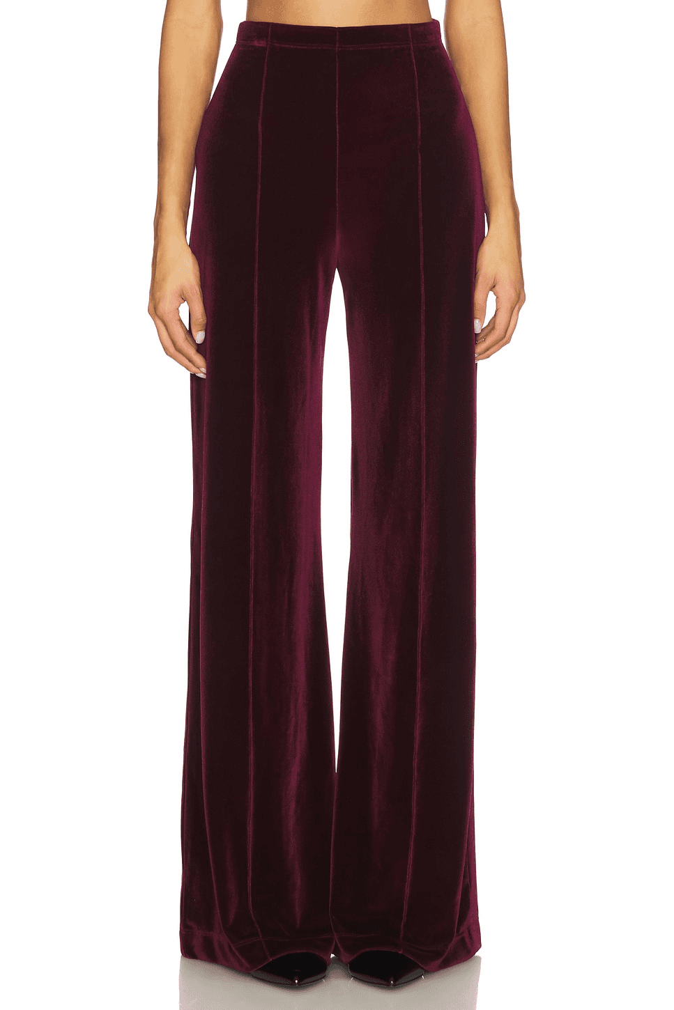 Velvet Wide Leg Pant - Image 1
