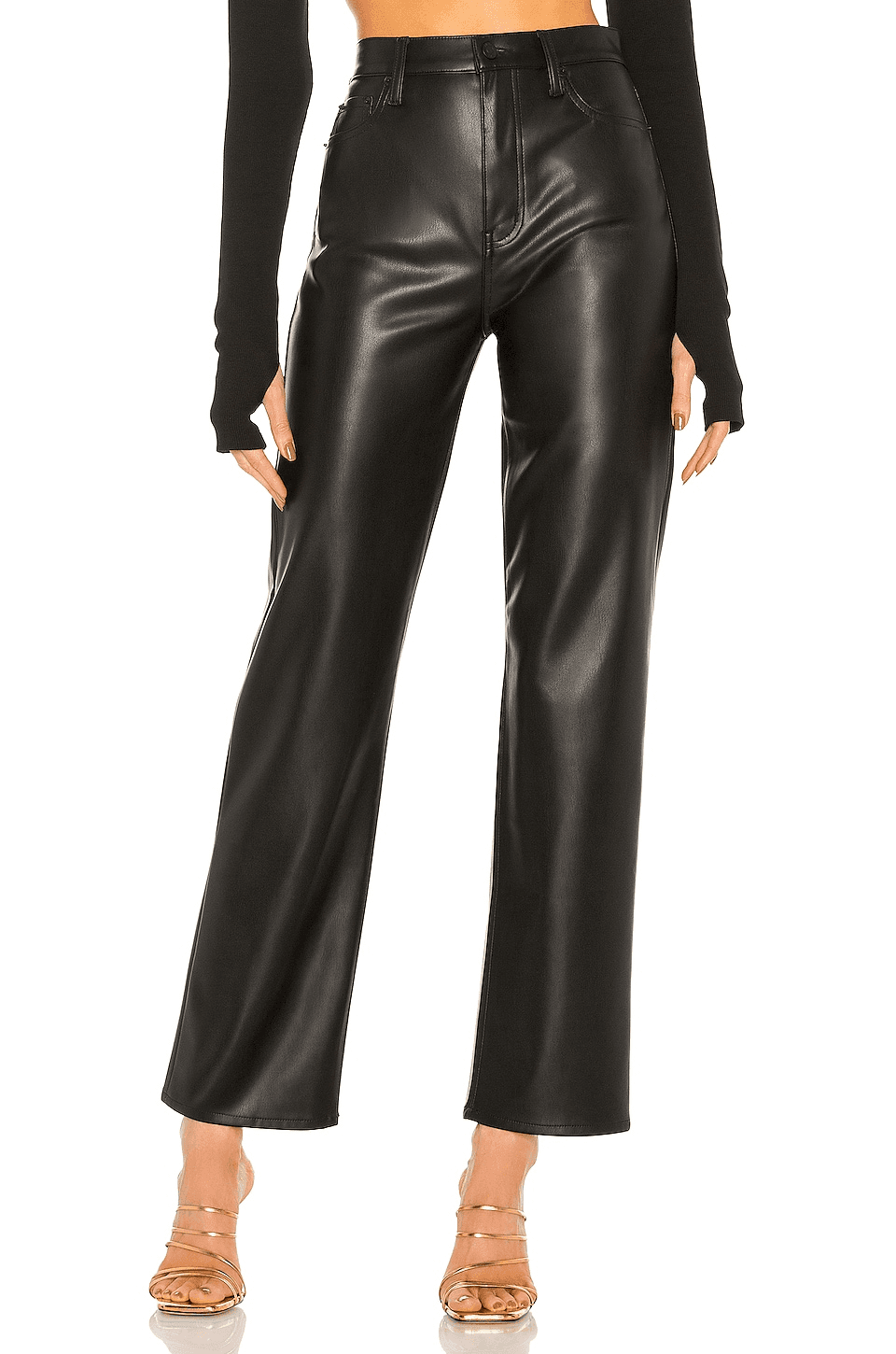 X REVOLVE Cassie Super High Straight Pant - Image 1
