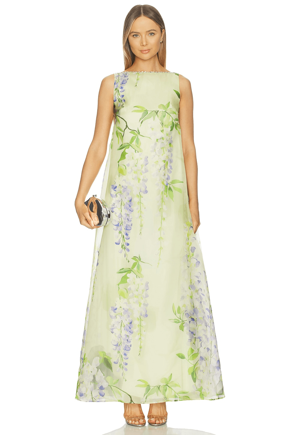 Yumei Embellished Open Back Gown - Image 1