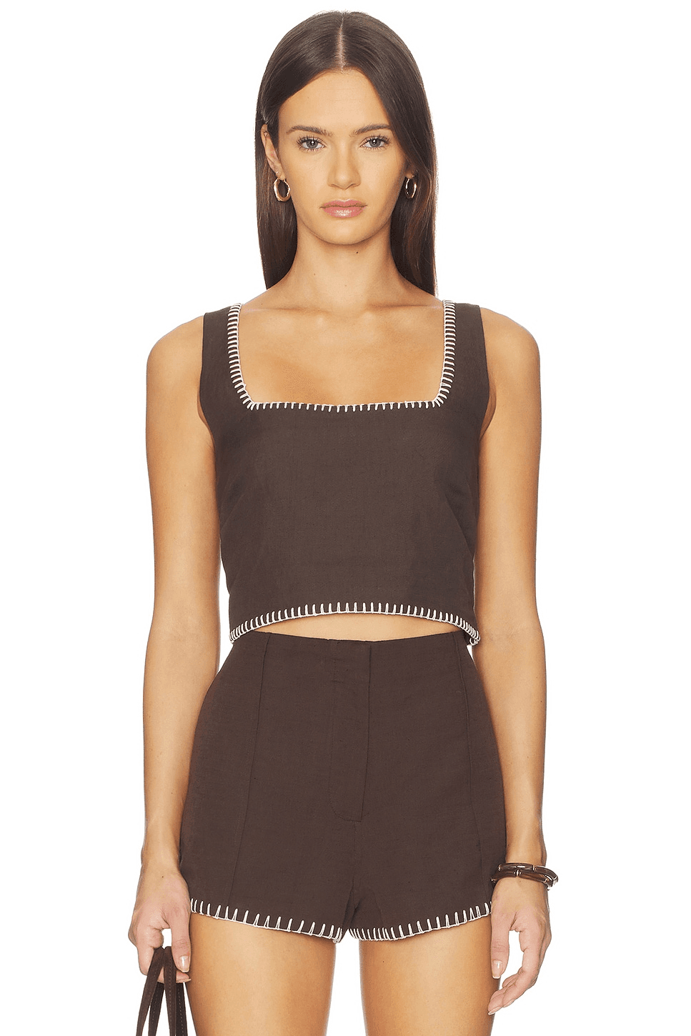 Square Neck Boxy Top - Image 1
