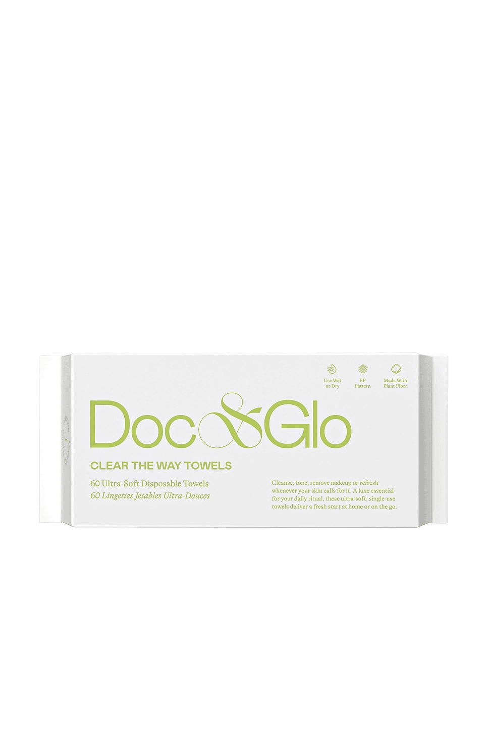 Clear The Way Disposable Towel Wipes 60 Count - Image 1