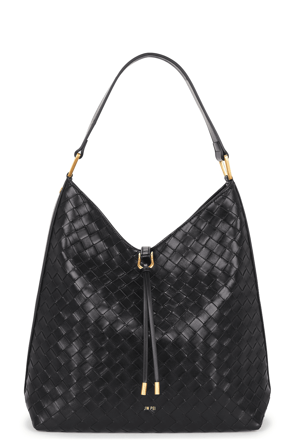 Aria Woven Texture Shoulder Bag - Image 1