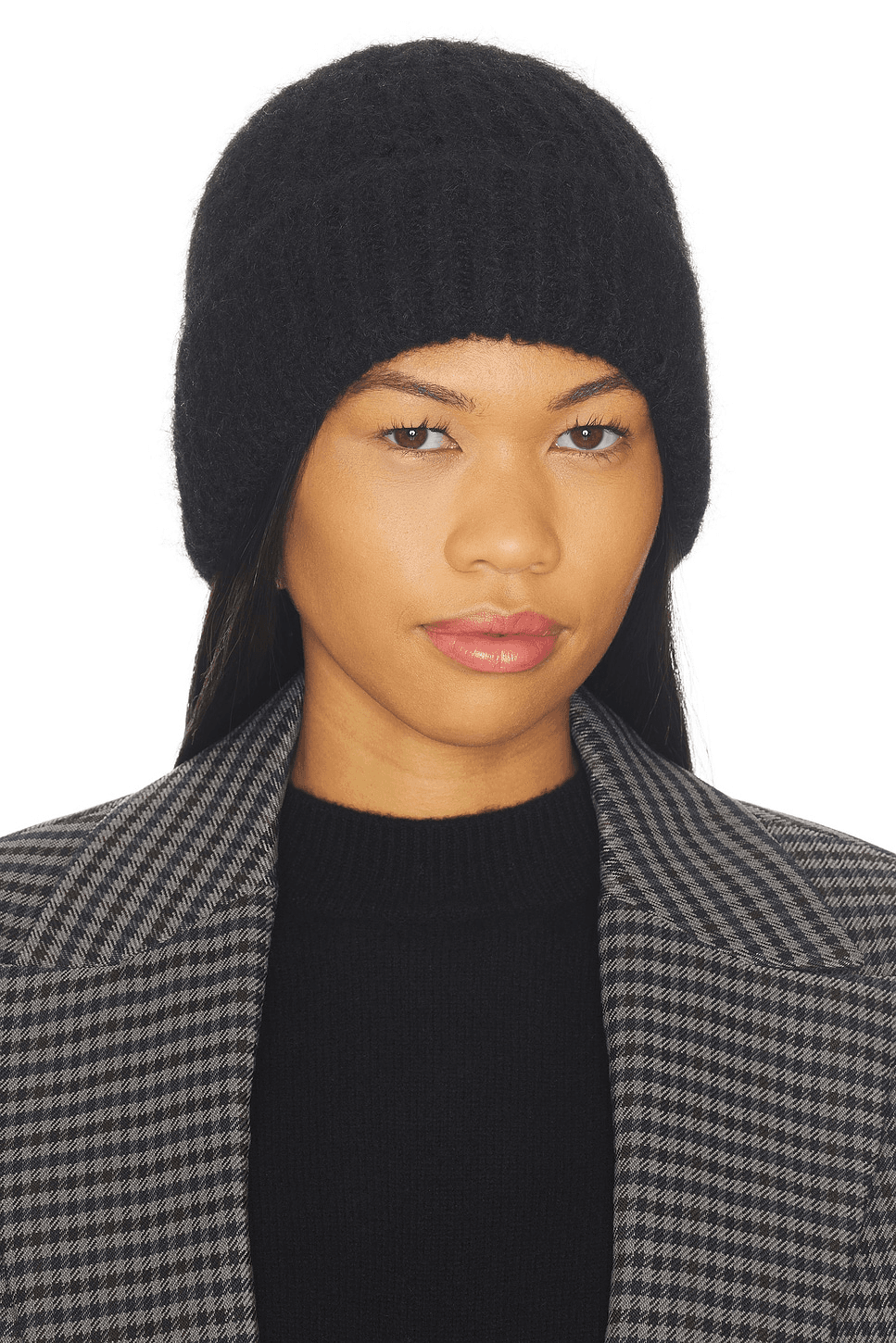 Rib Knit Cuffed Hat - Image 1