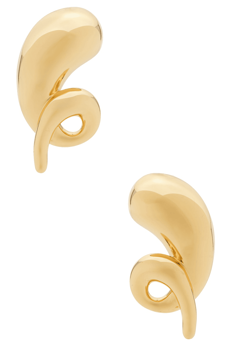 Twirly Button Stud Earrings - Image 1