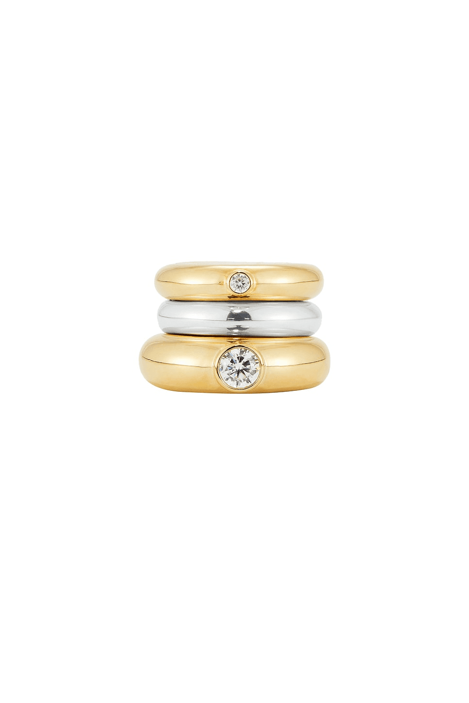Zirconia Stacking Donut Ring - Image 1
