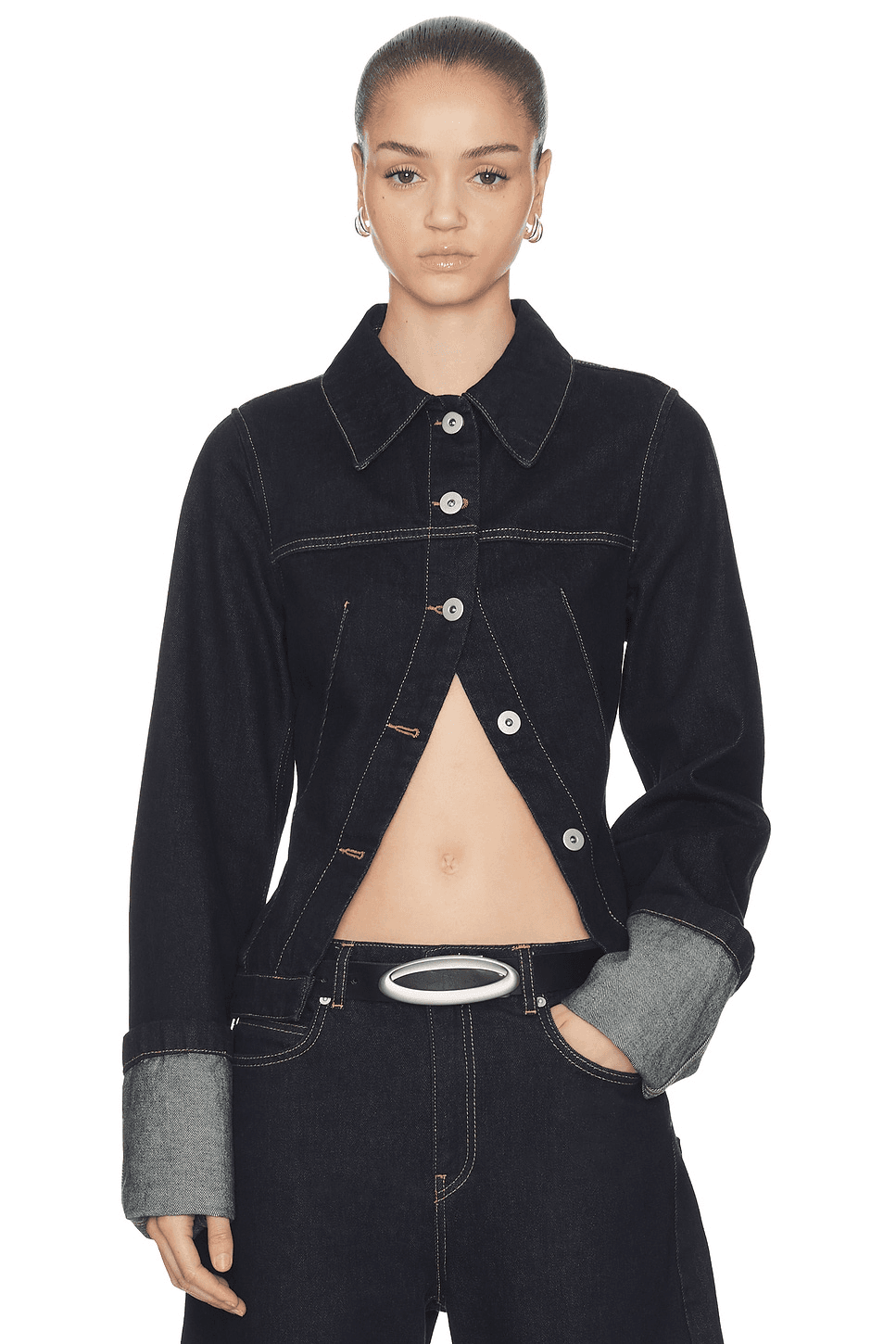 Cinch Back Trucker Jacket - Image 1