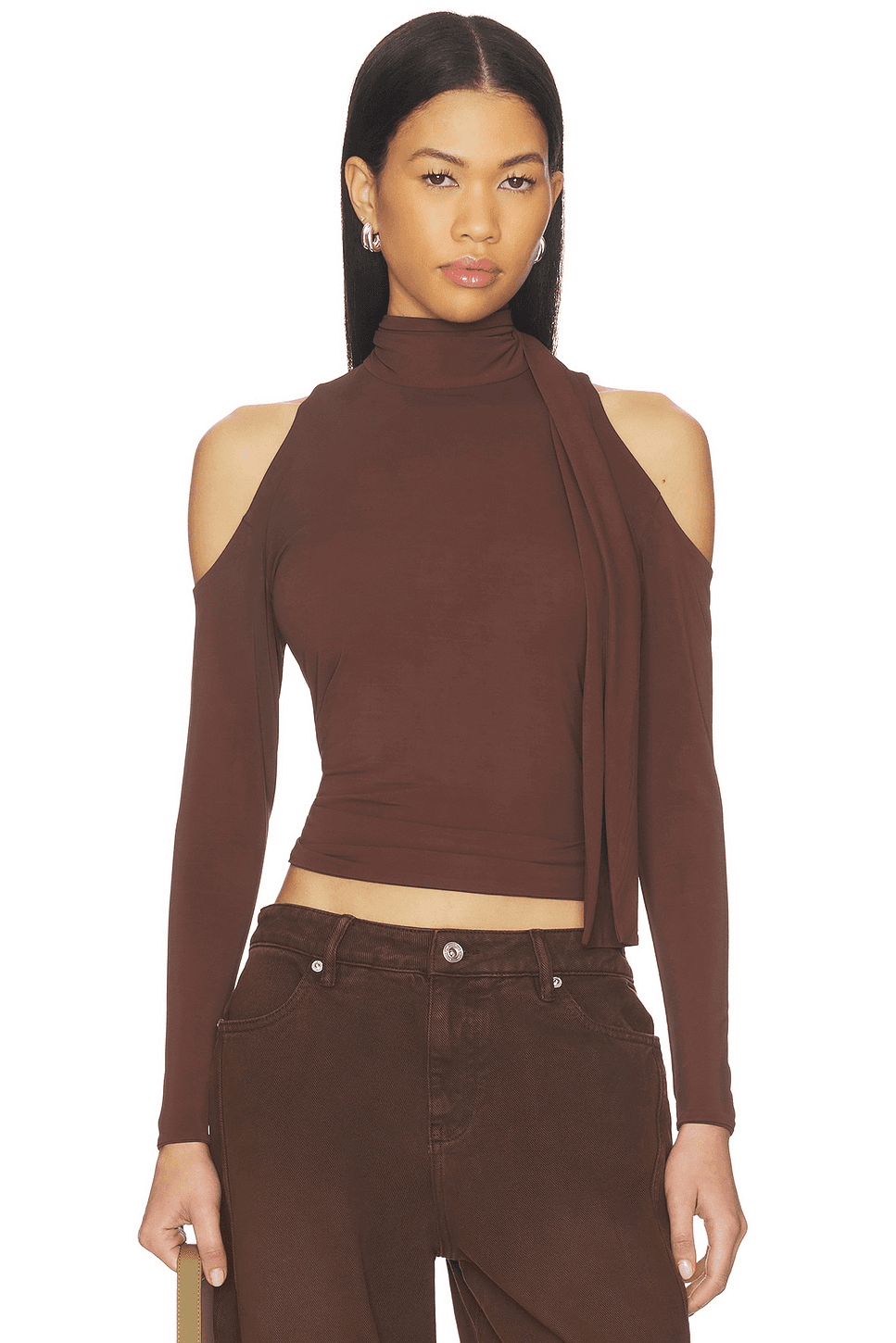 Jean Scarf Top - Image 1