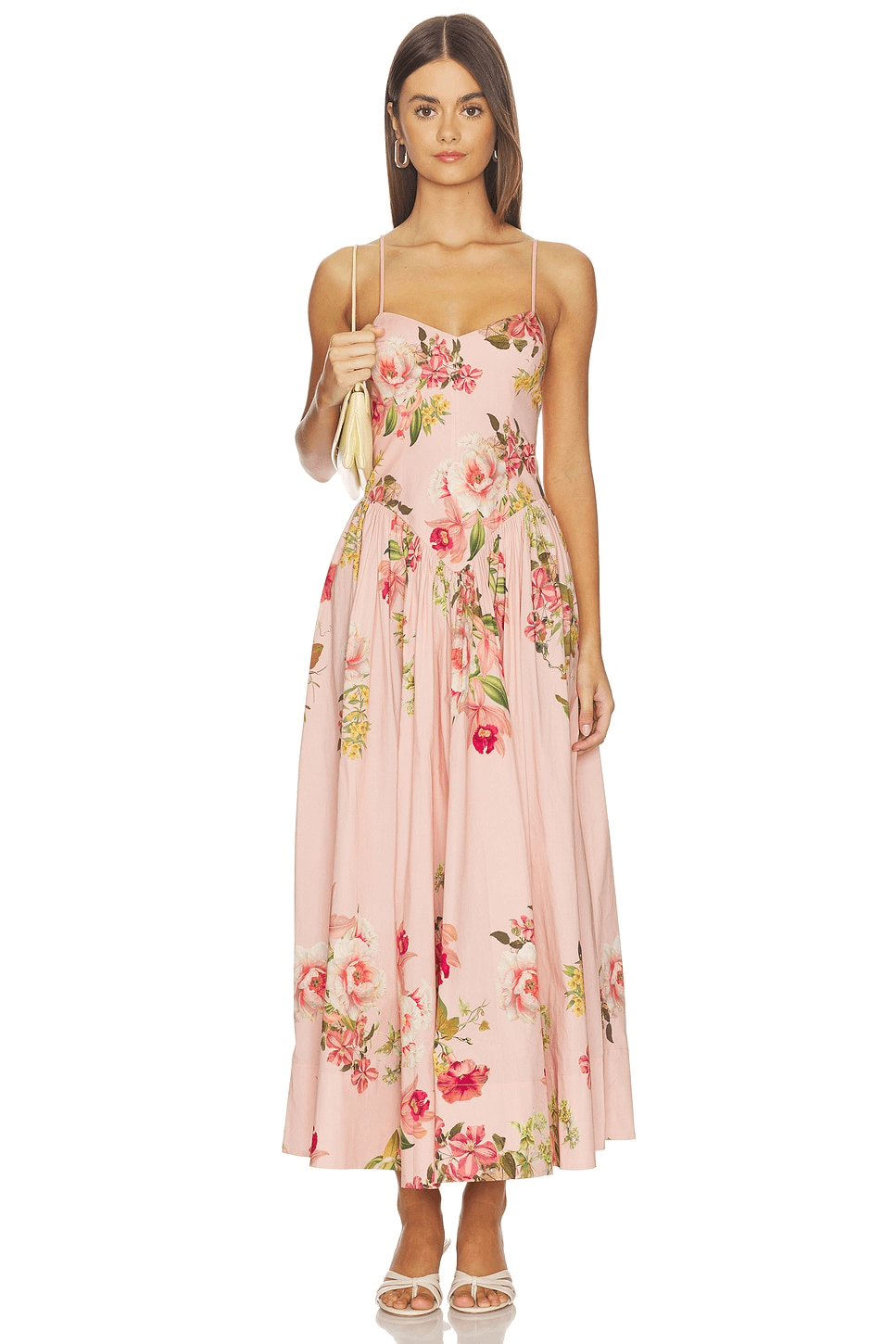 Corseted Midi Dress - Image 1