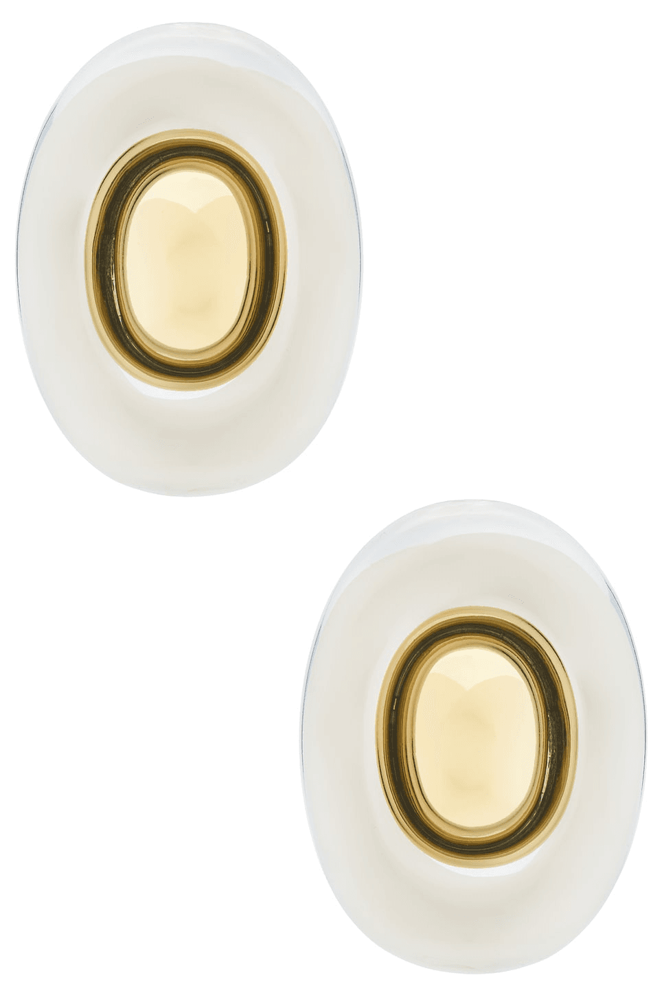 The Two-tone Chrome Orb Statement Studs - Image 1
