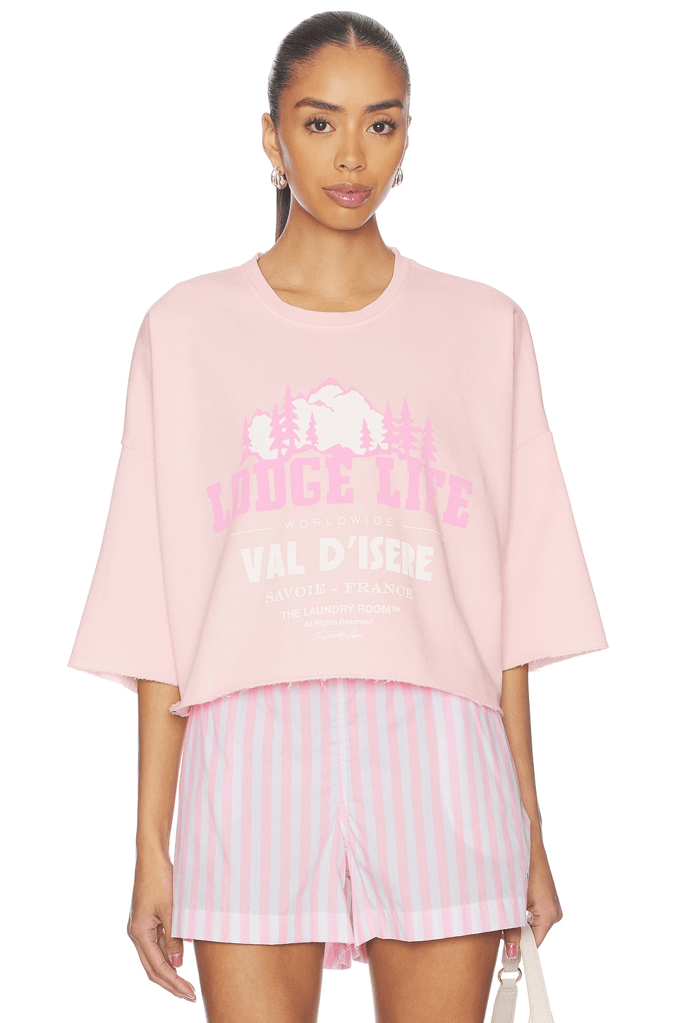 Lodge Life Savoie France Cropped Jumper - Image 1