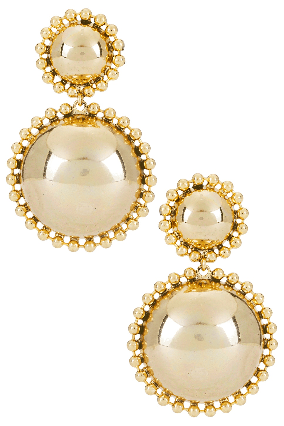 Lucia Dome Drop Earrings - Image 1