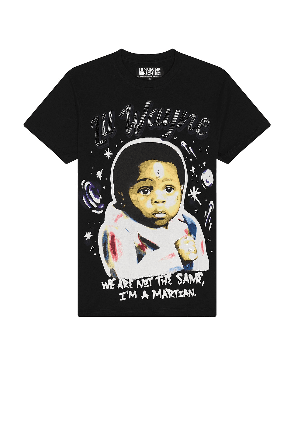 Lil Wayne Martian Rhinestone Tee - Image 1