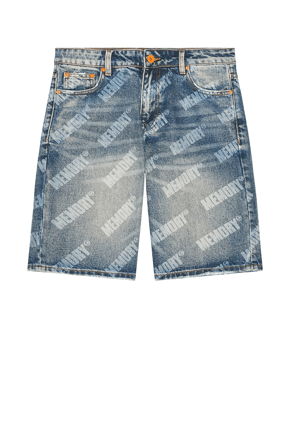Repeat Core Logo Baggy Denim Shorts - Image 1