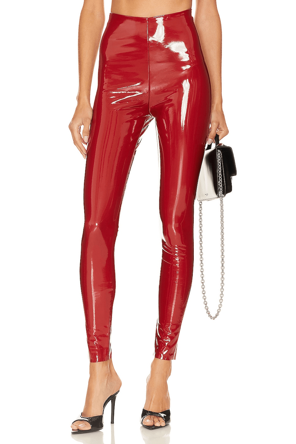 Faux Patent Leather Legging - Image 1