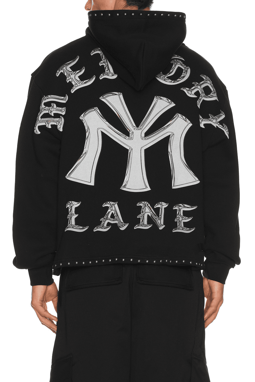 M-Shield Studded Crop Hoodie - Image 1