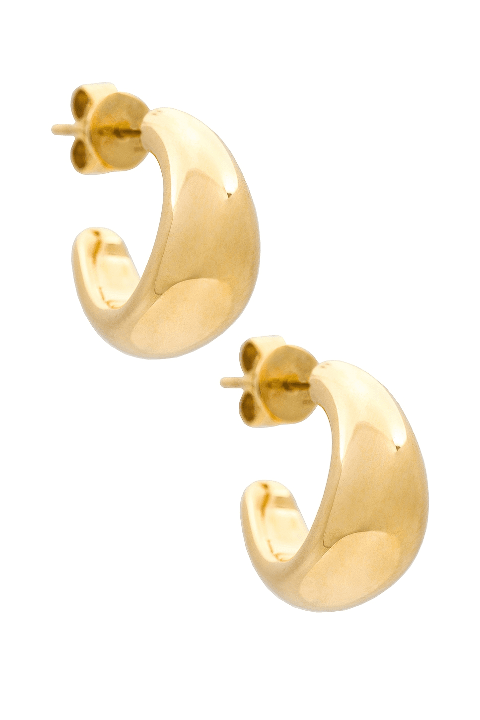 Jumbo Dome Hoop Earrings - Image 1