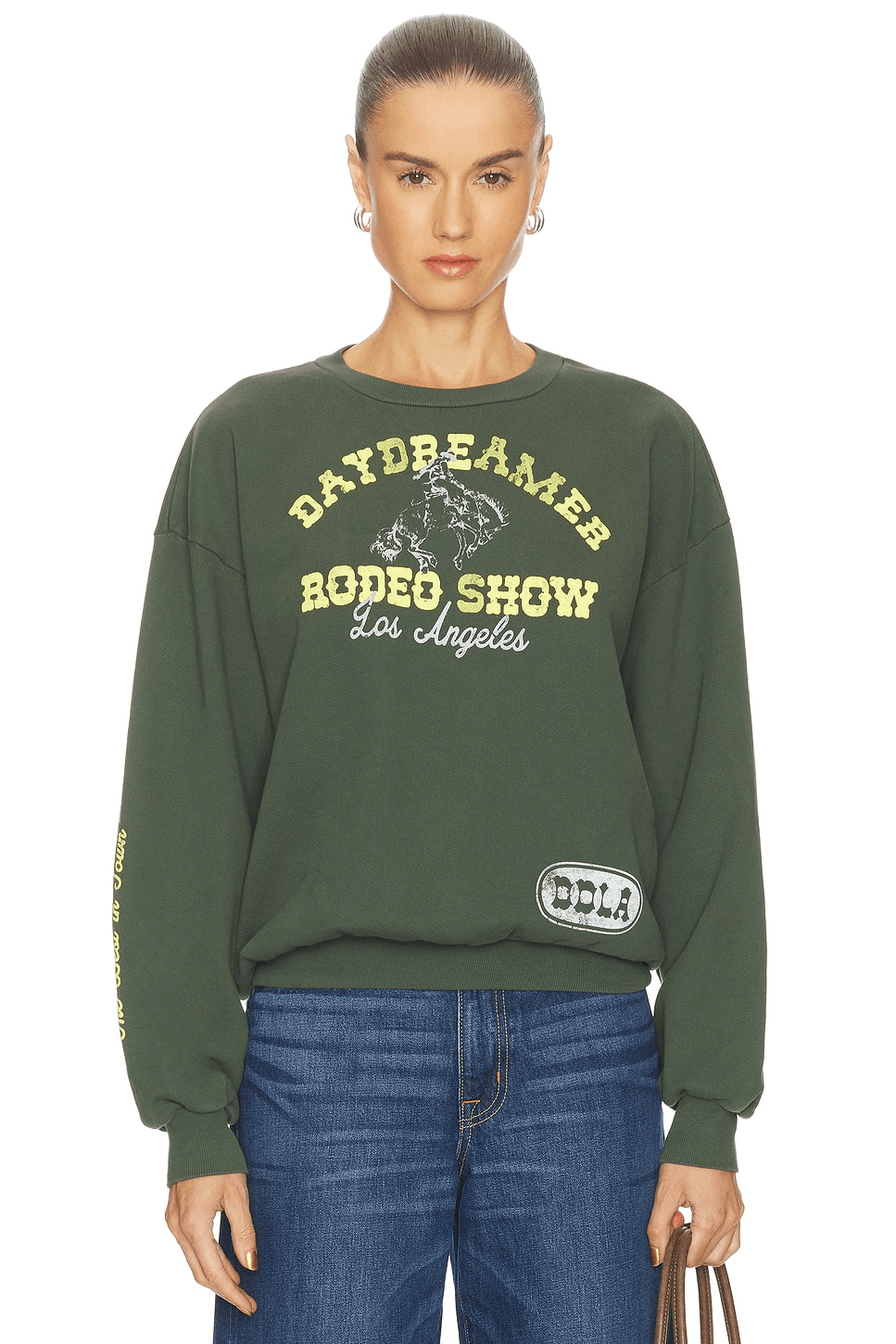 Rodeo Show Oversized Crew Sweatshirt - Image 1