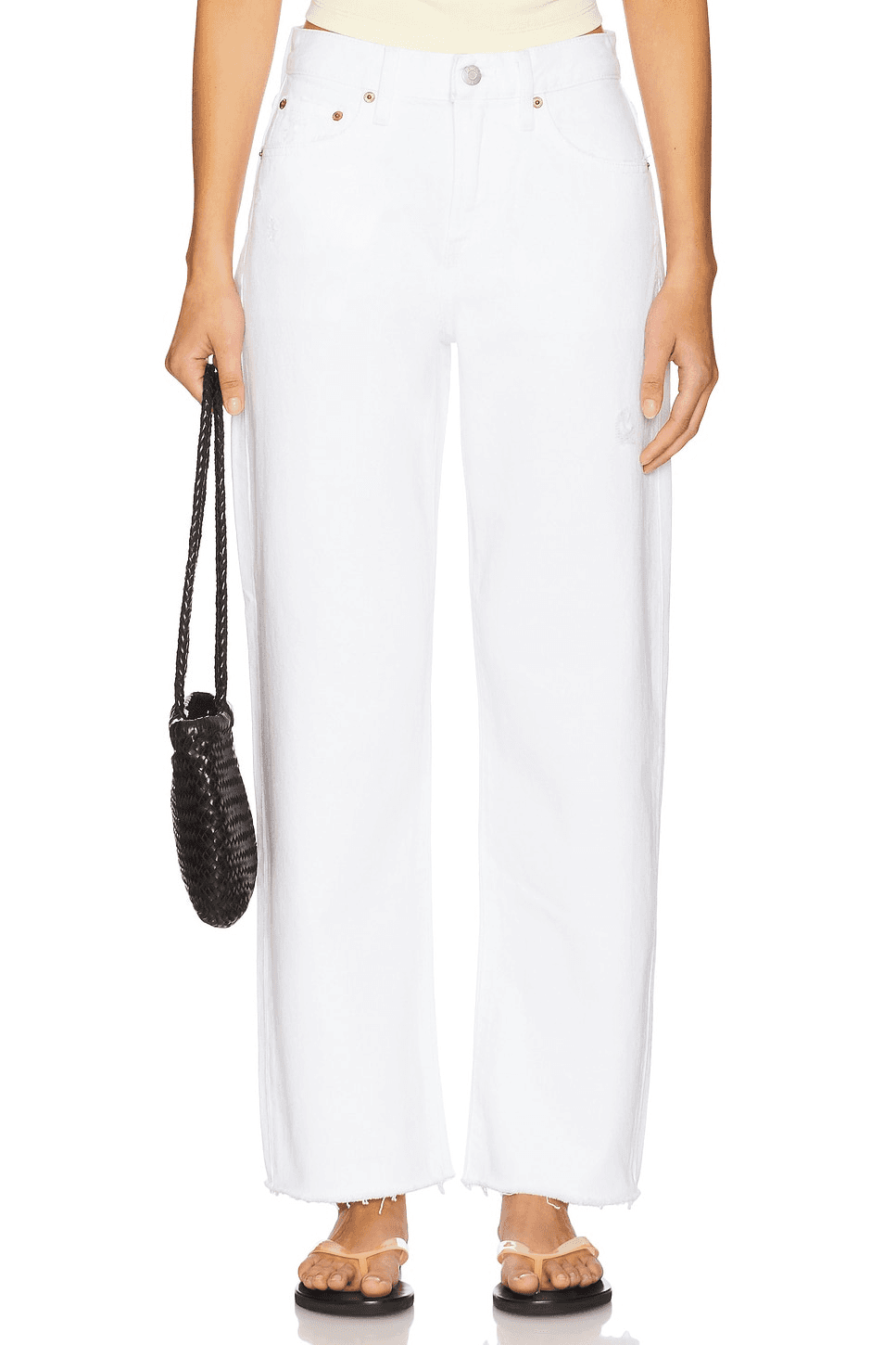 Lexi Mid Rise Bowed Straight - Image 1