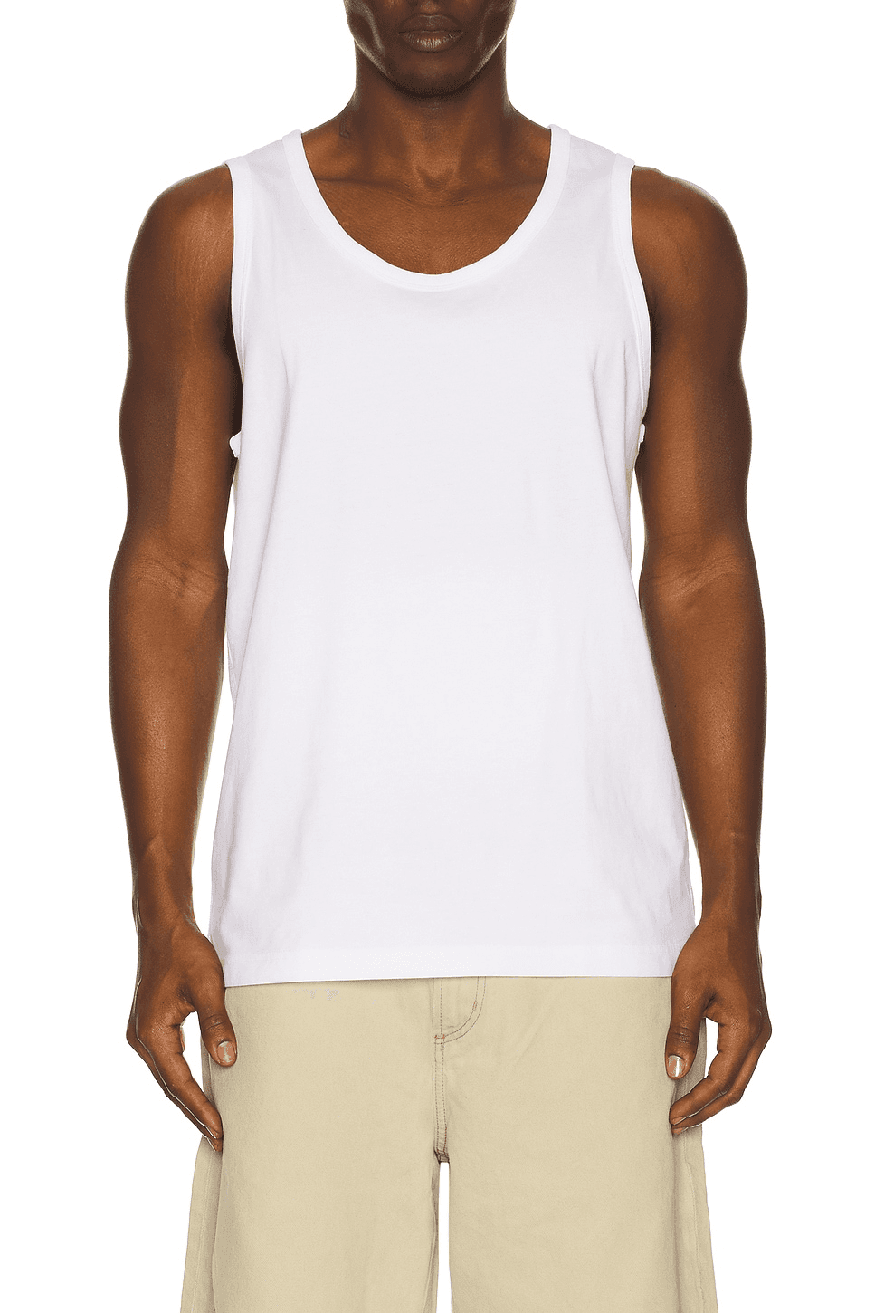 Lightweight Jersey Slim Tank Top - Image 1