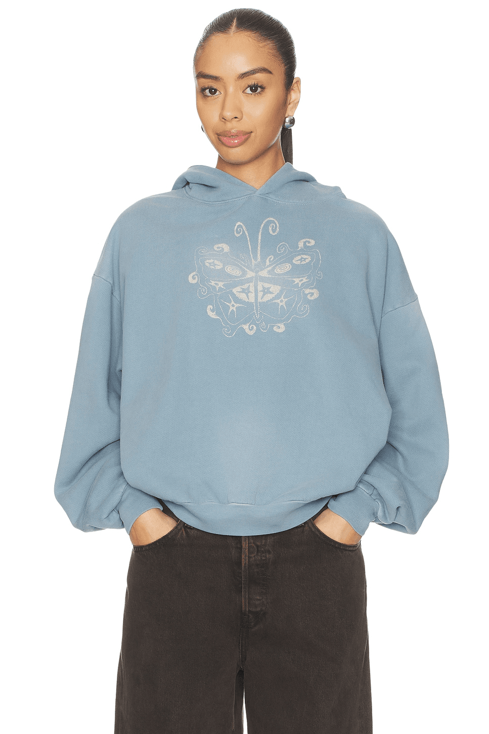 Witchy Butterfly Oversized Hoodie - Image 1