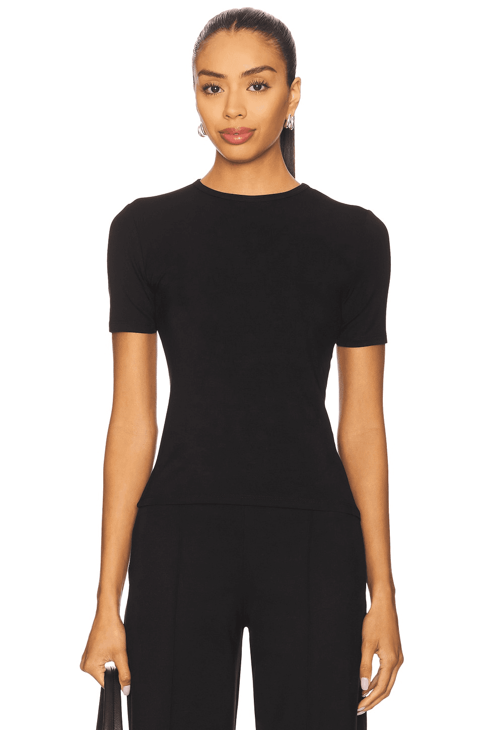 Modal Jersey Fitted T-shirt - Image 1