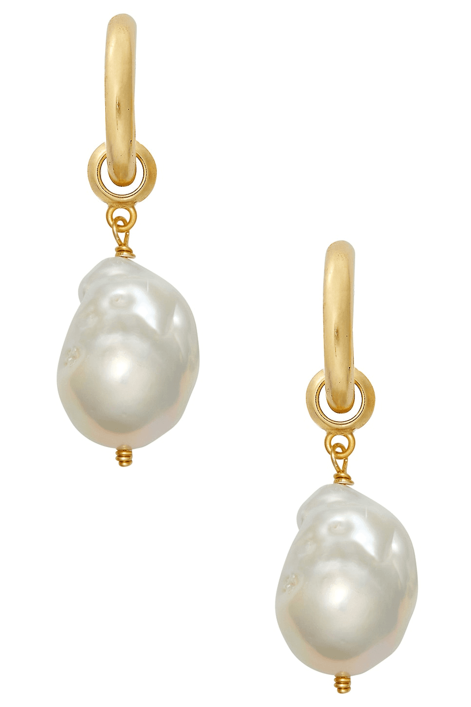 Favorite Pearl Hoops - Image 1