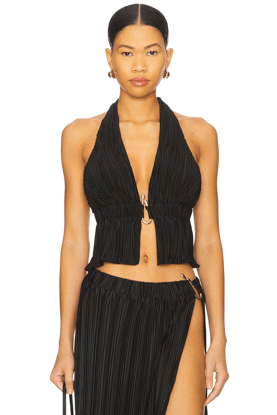 Daisy Halter Neck Detail Top - Image 1