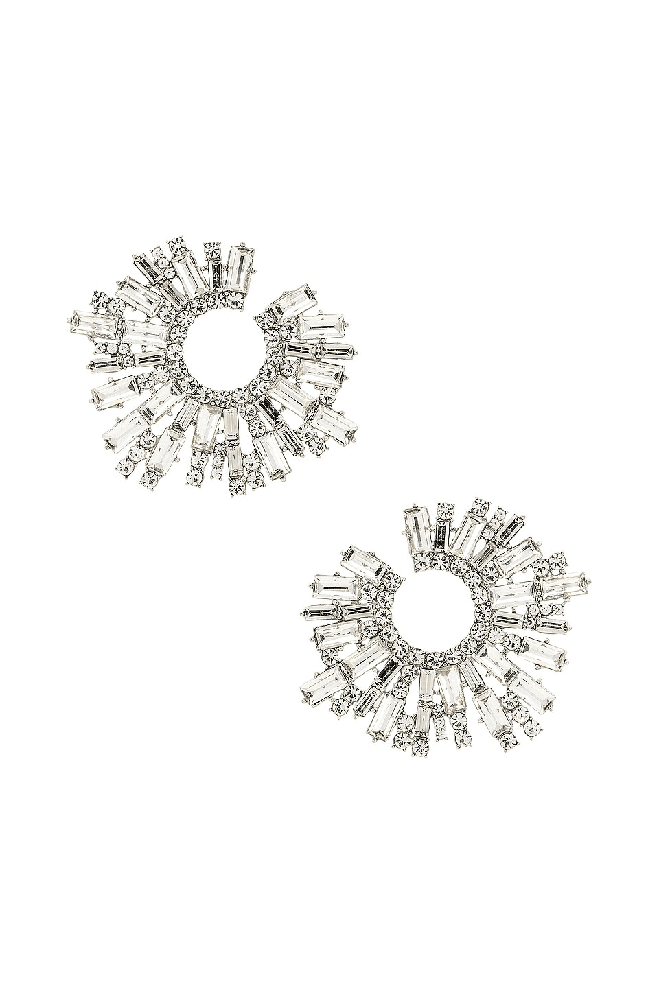 Stone Burst Statement Earrings - Image 1