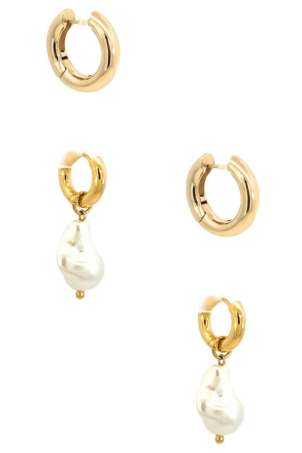 Bianca Hoop And Lou Hoop Earring Set - Image 1