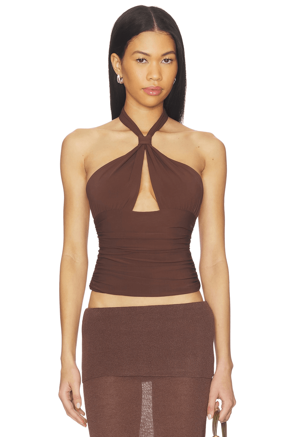Piper Knotted Halter Top - Image 1