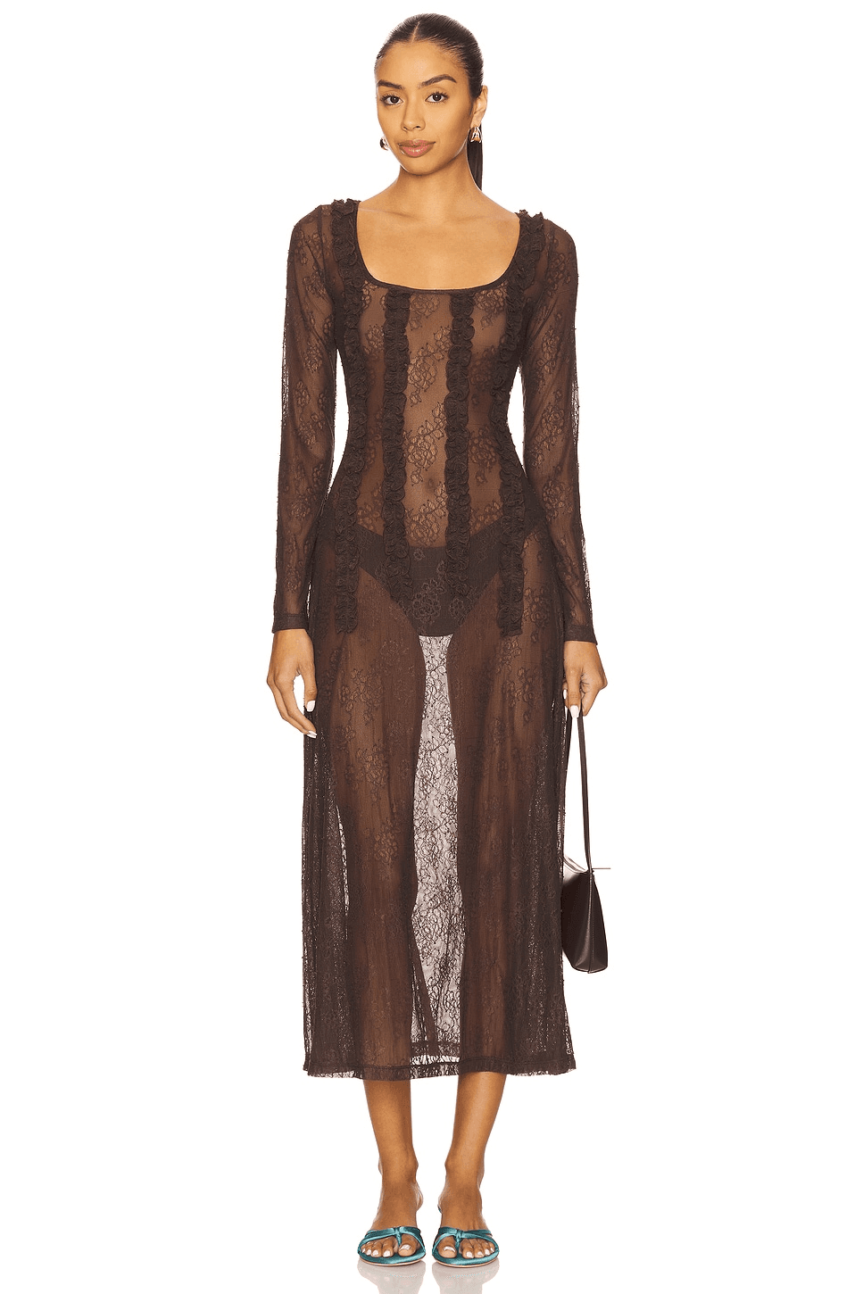 Raphi Lace Midi Dress - Image 1