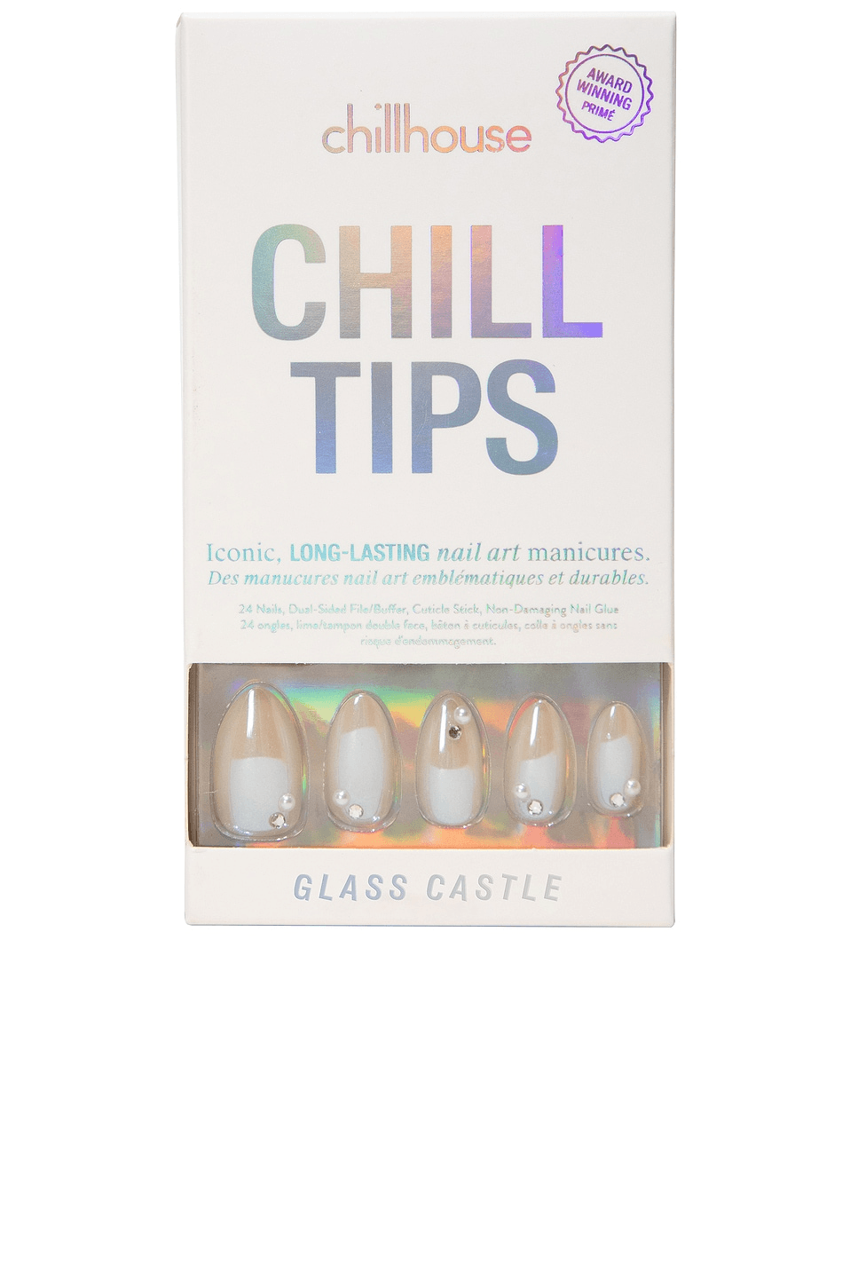 Glass Castle Signature Almond Chill Tips Press-on Nails - Image 1