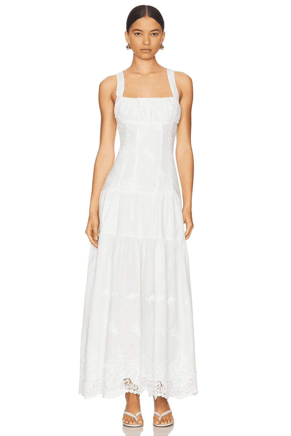 Peplum Midi Dress - Image 1