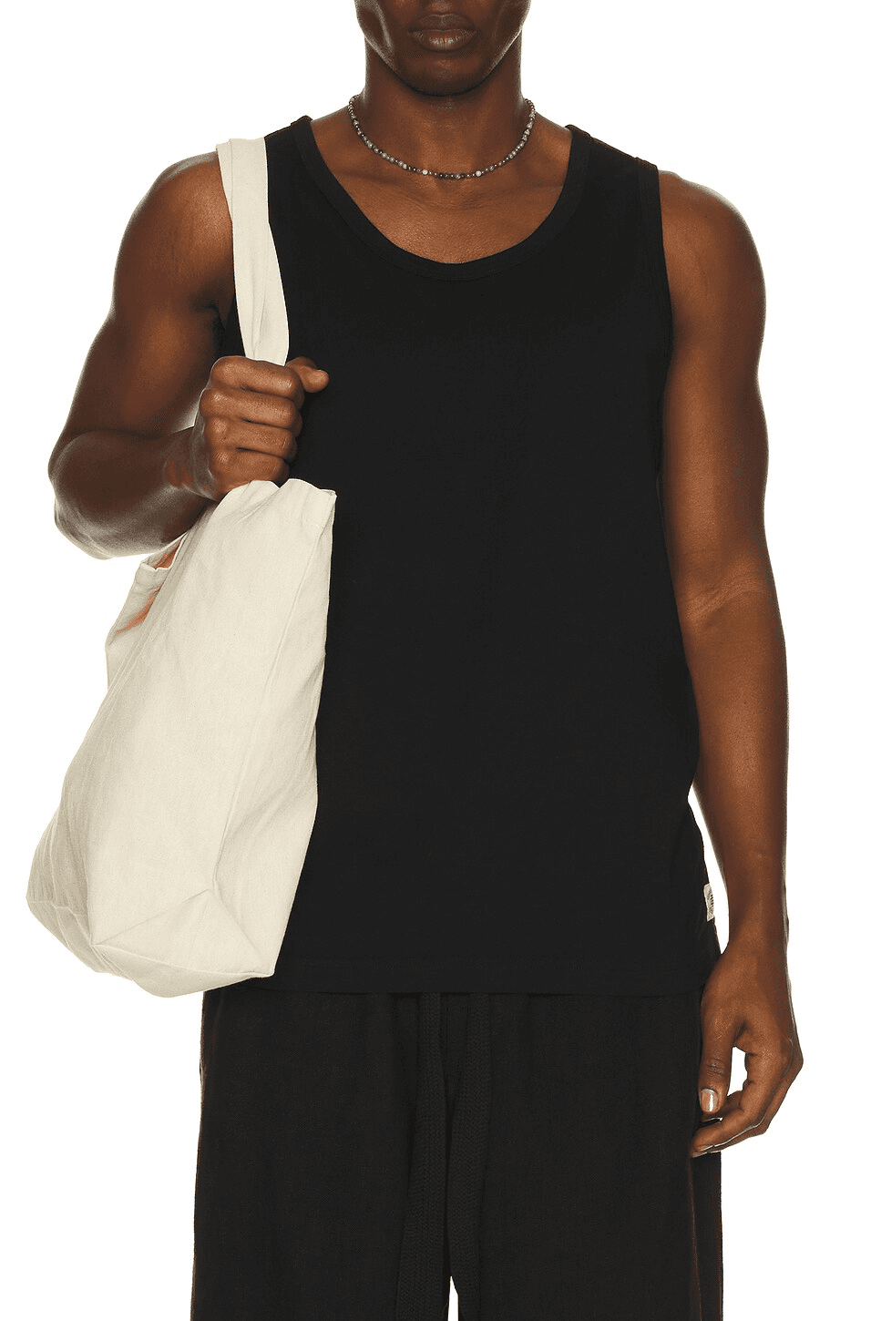 Lightweight Jersey Slim Tank Top - Image 1
