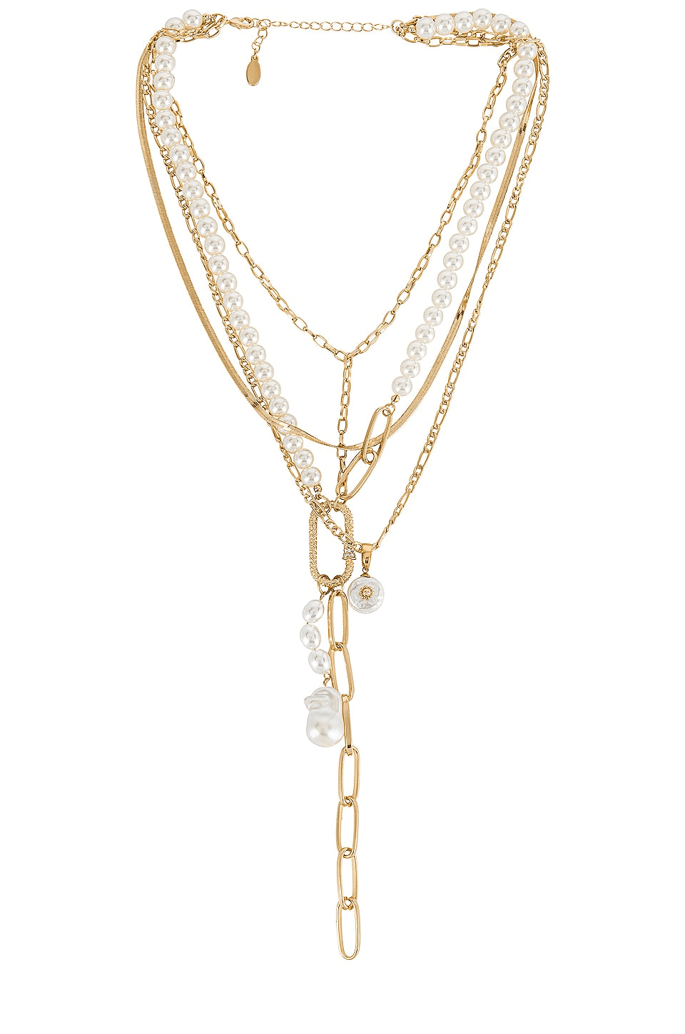 Pearl Lariat Necklace