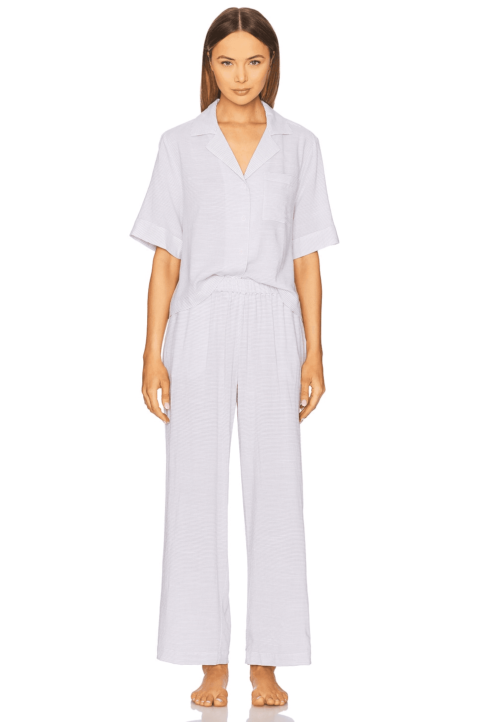 Nautico Relaxed Short Sleeve Pant PJ Set - Image 1