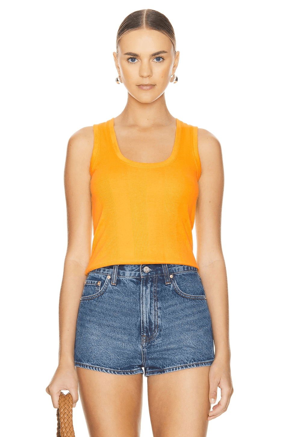 Cotton Rib Crop Tank - Image 1