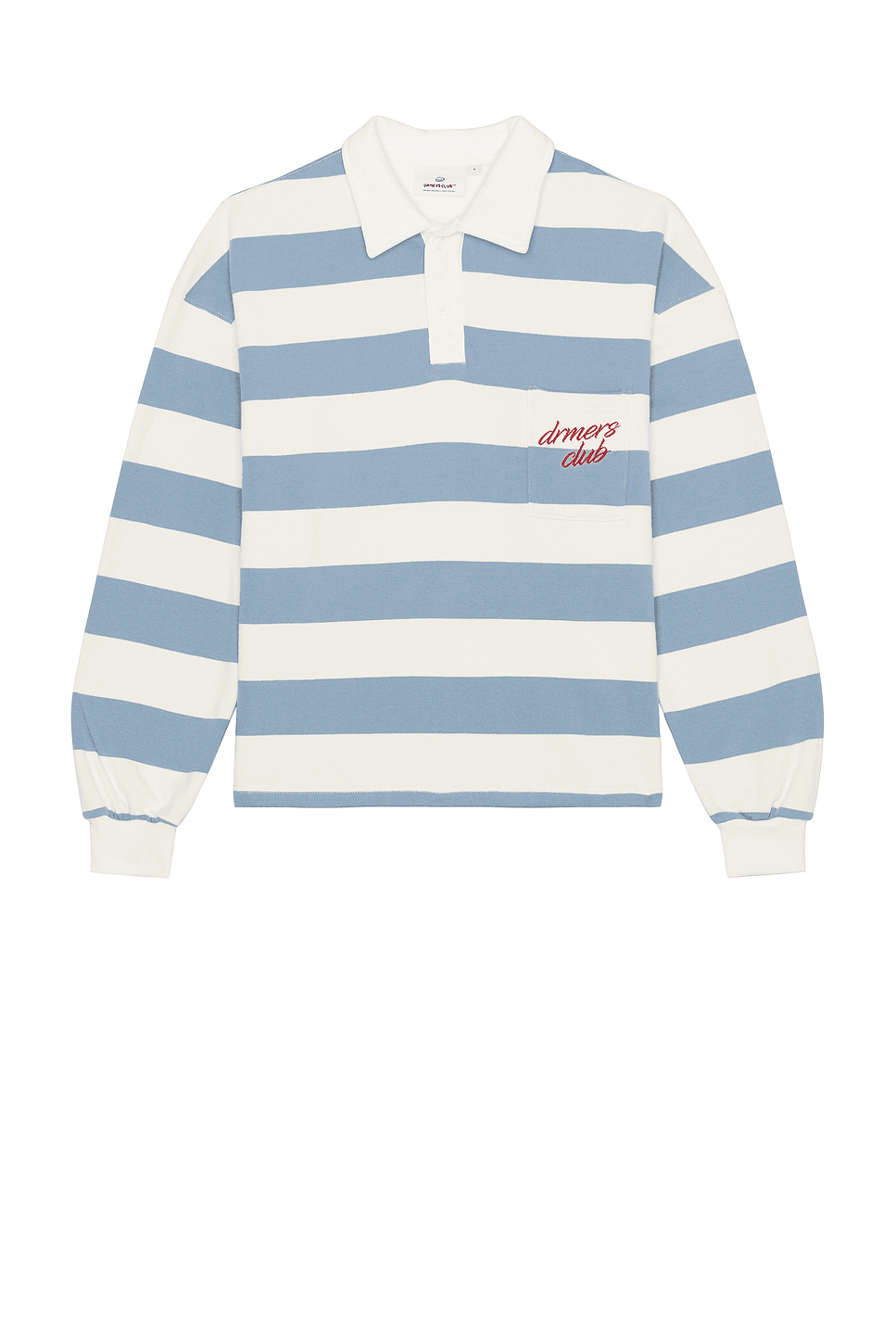 Vintage Striped Polo Shirt - Image 1