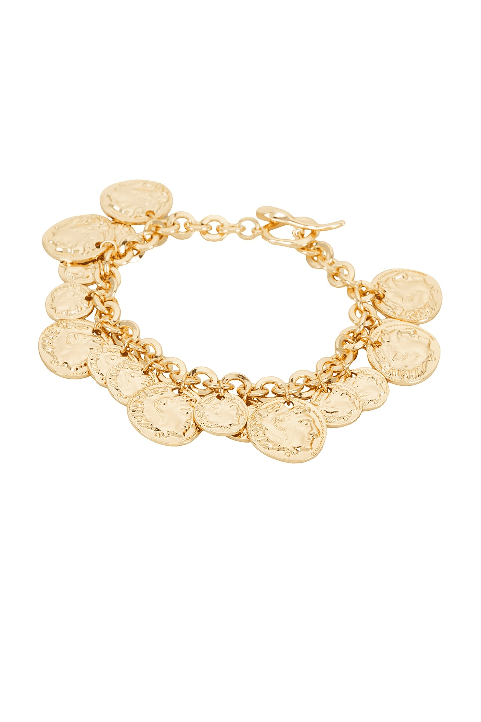 Coined Charm Bracelet