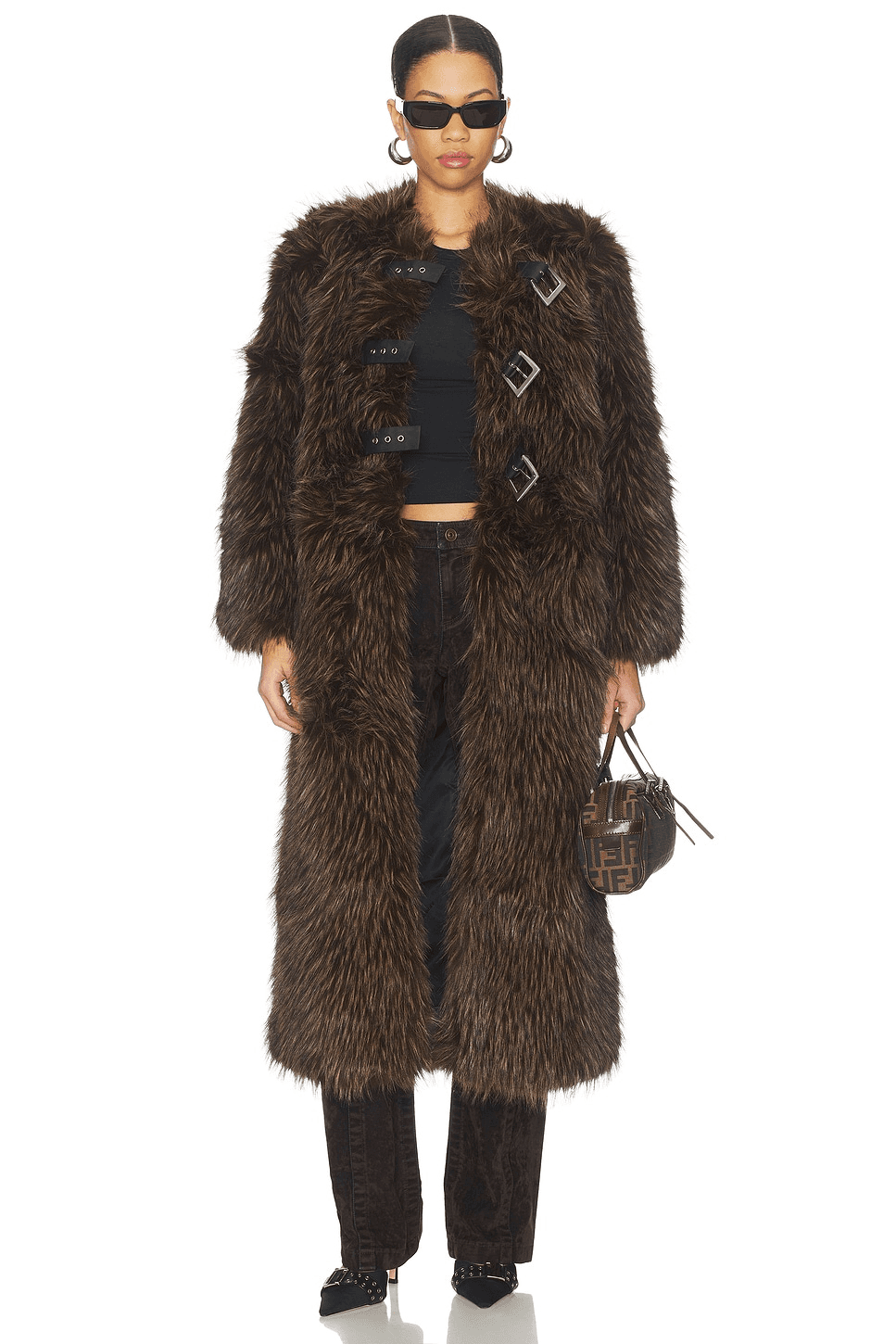 Nolwen Fox Maxi Coat - Image 1