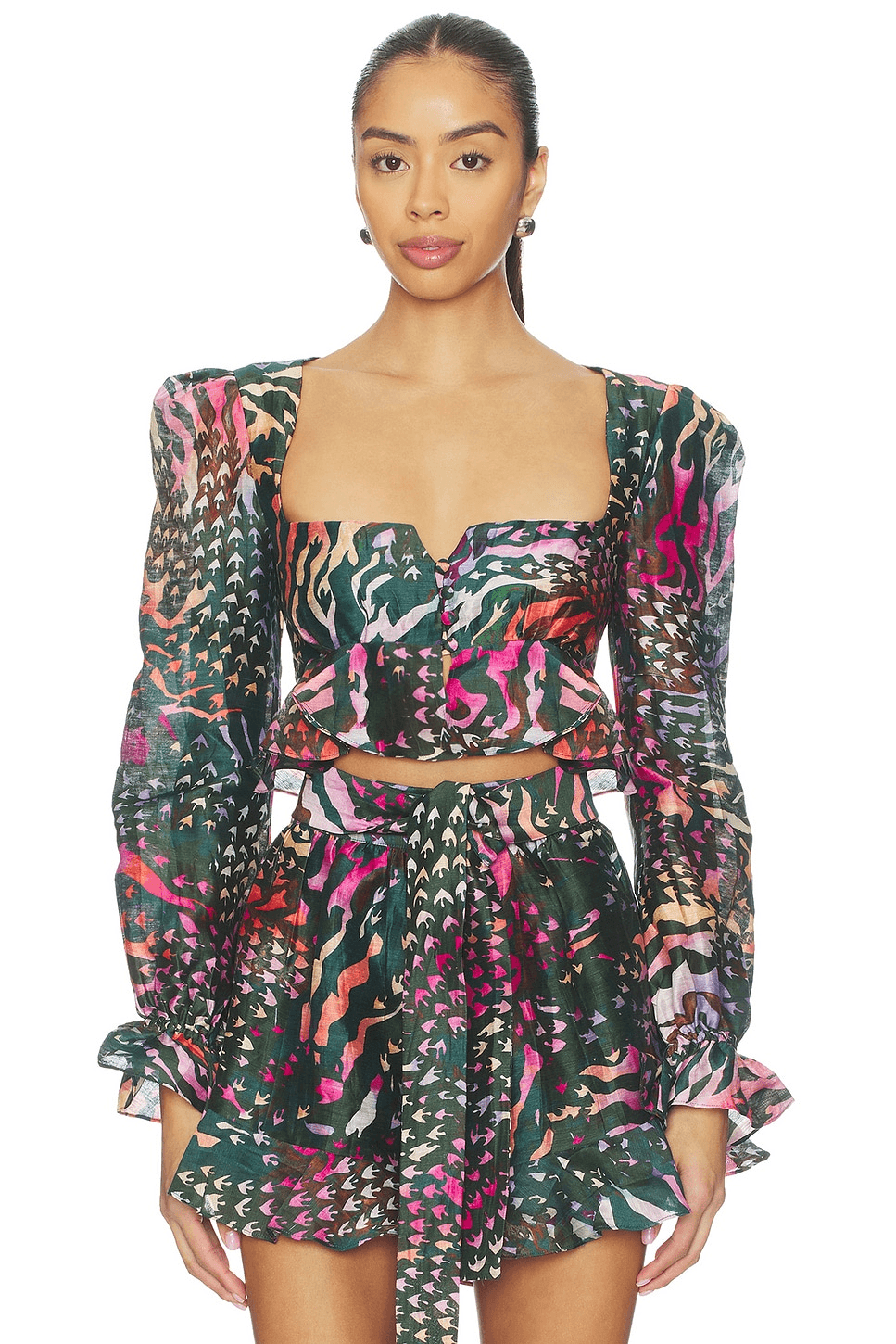 Graphic Jungle Top - Image 1