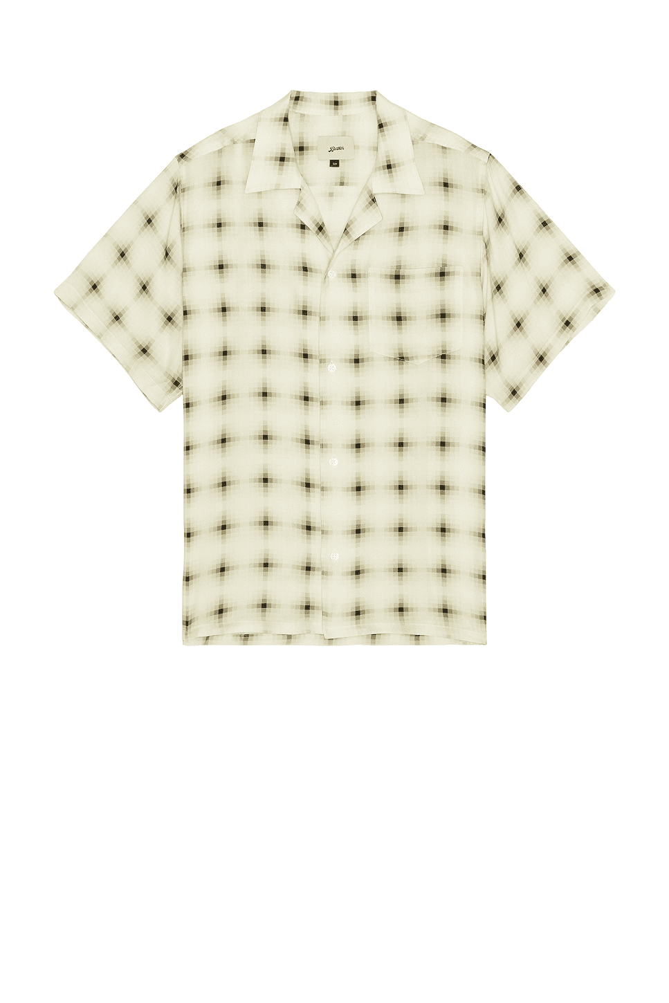Ivory Digi Plaid Camp Shirt - Image 1