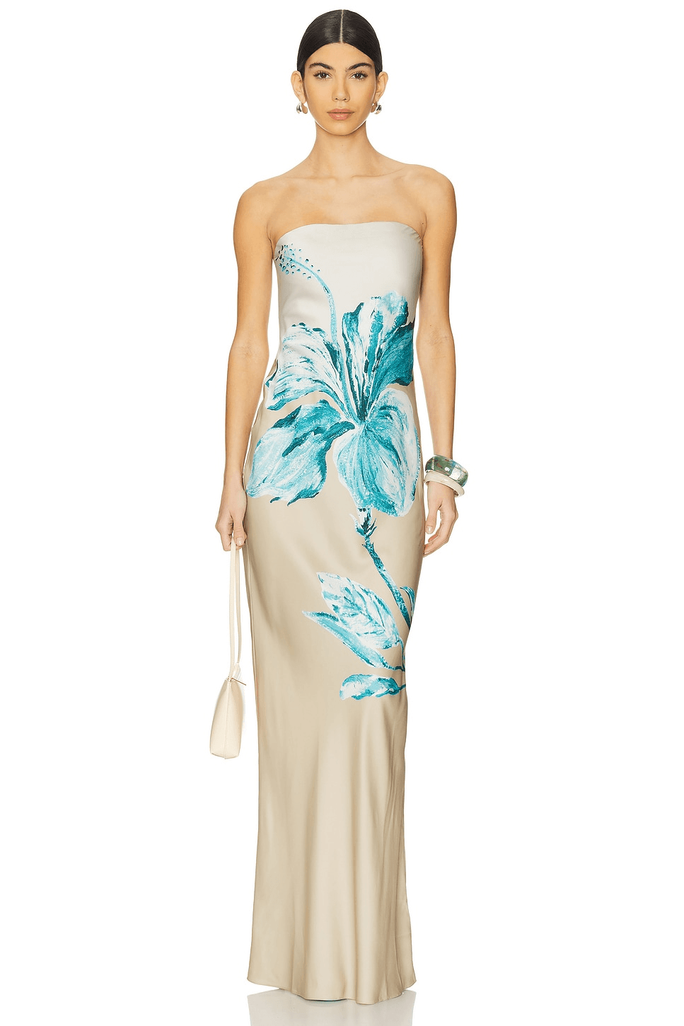 Strapless Maxi Dress - Image 1