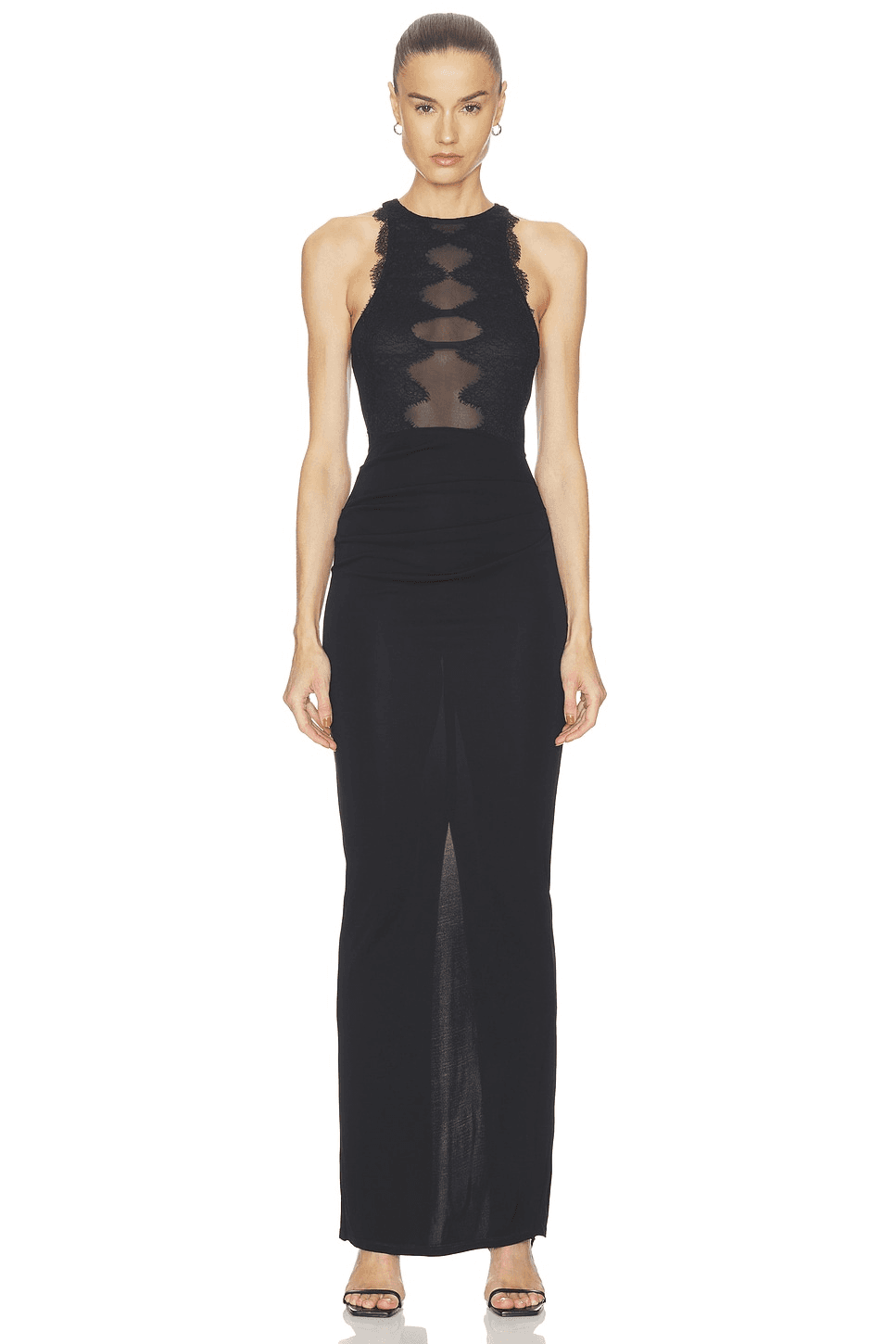 Wave Lace Evening Dress - Image 1