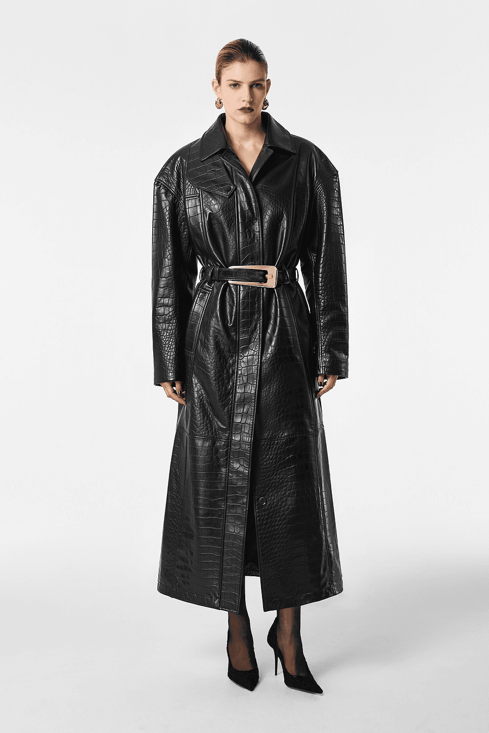Nikita Leather Coat - Image 1