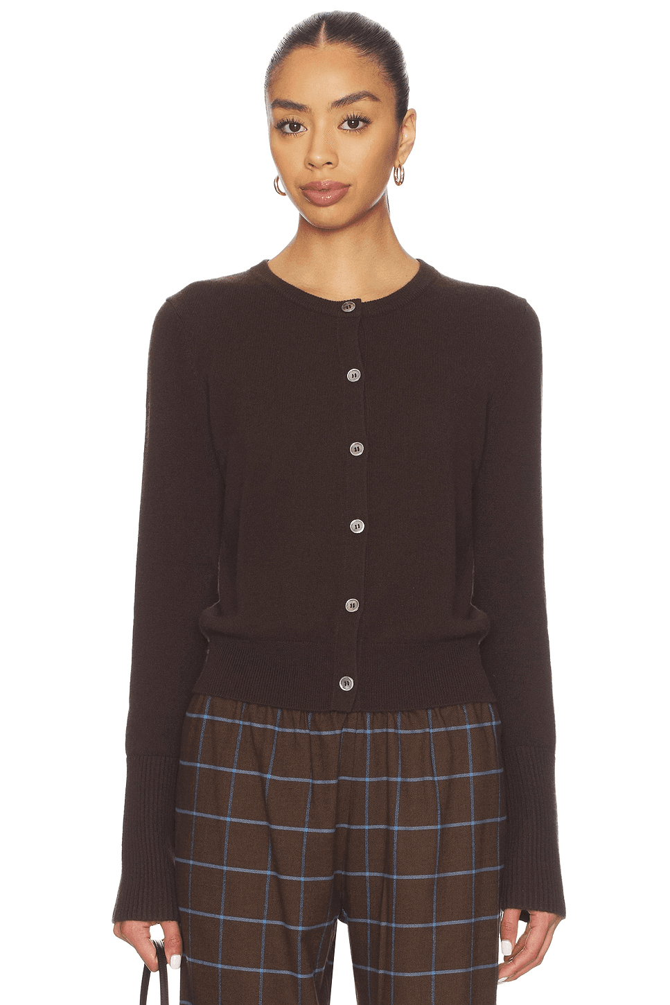 Solid Lean Lines Cardigan - Image 1
