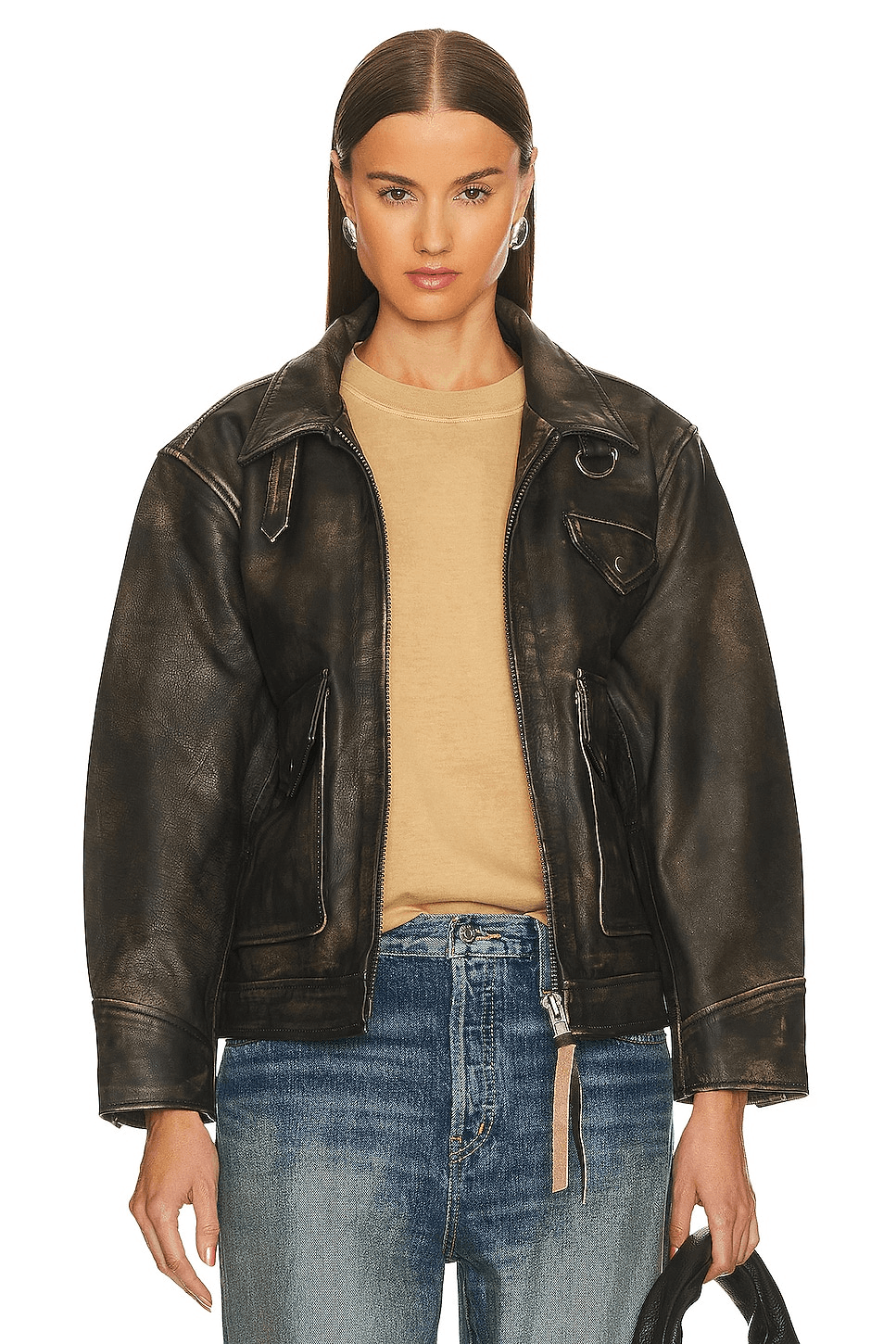 Leather Pocket Jacket - Image 1
