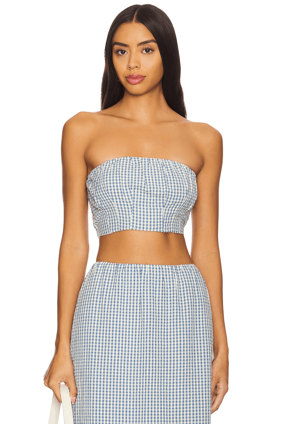 Mira Strapless Crop Top - Image 1